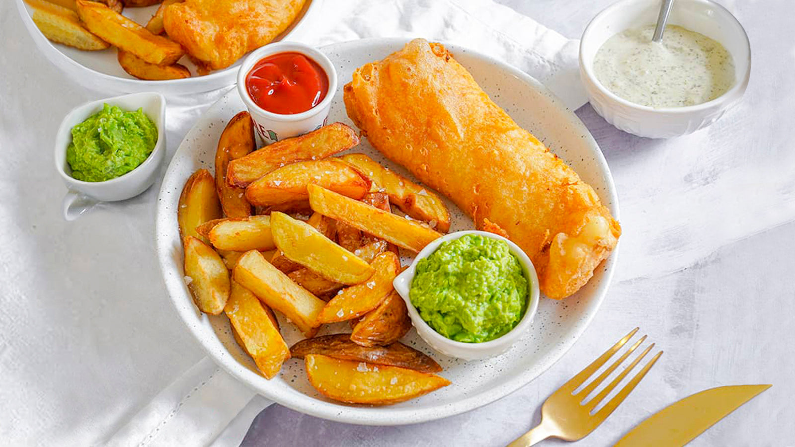 Recipe of Crispy British Fish and Chips