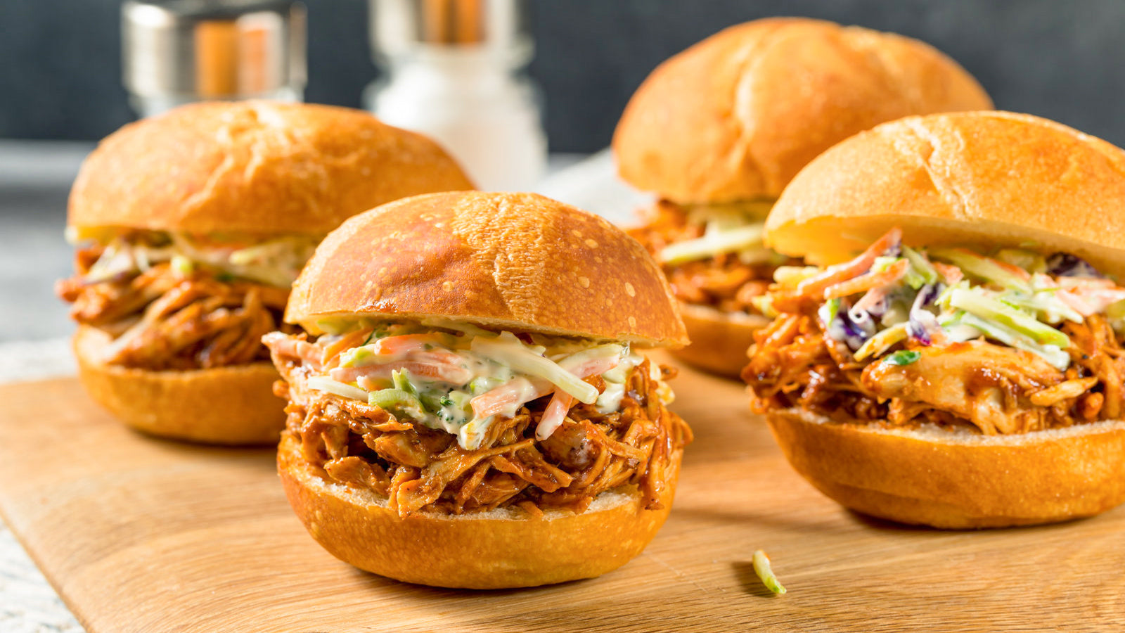 BBQ Pulled Chicken Sliders Recipe Easy Sweet Smoky and Juicy – Sensarte Cookware