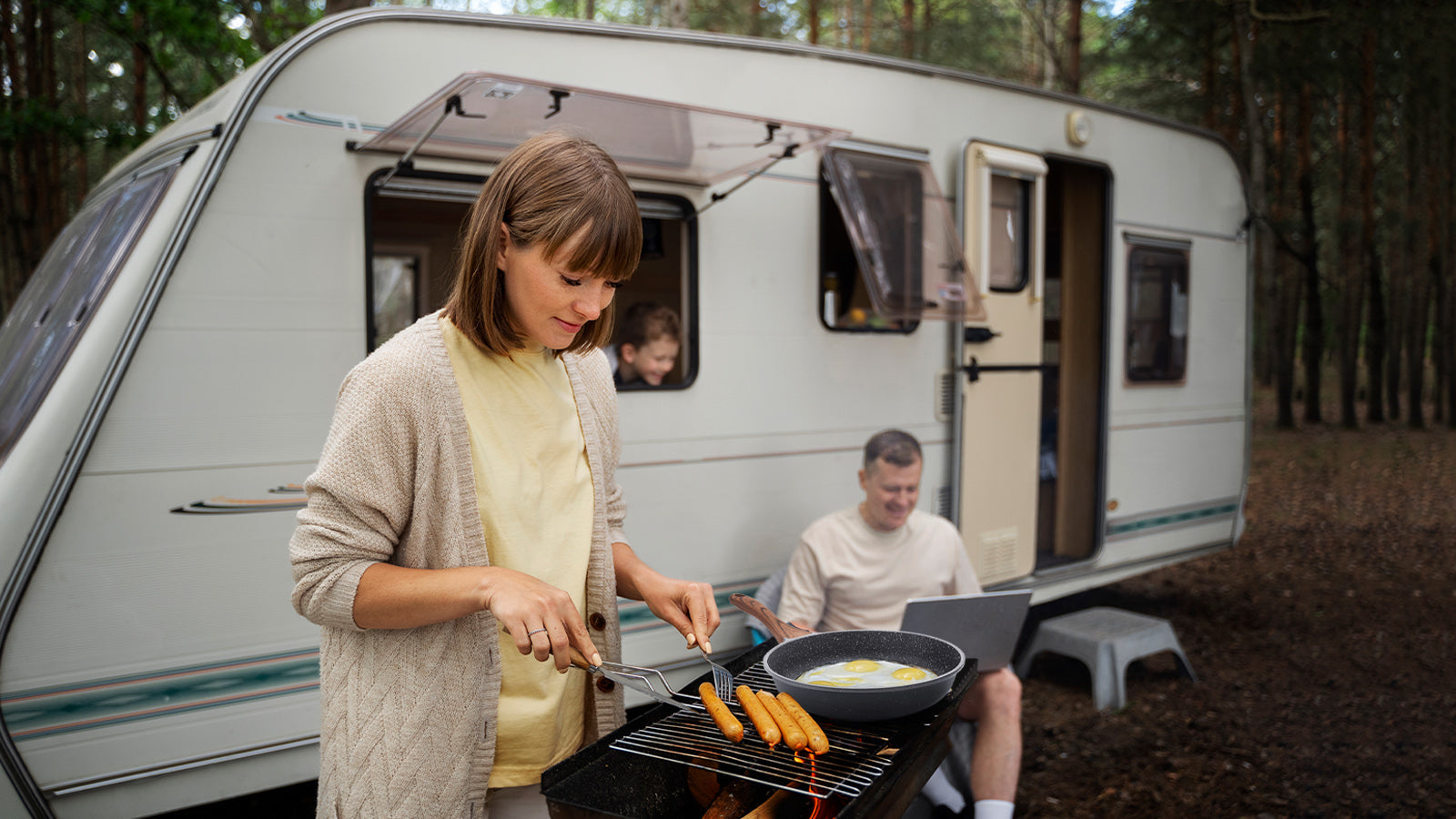 SENSARTE Nonstick Cookware for RV Living: Compact and Convenient