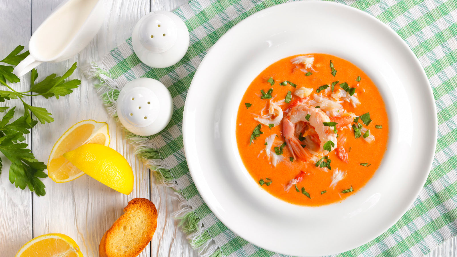 Creamy Seafood Bisque Recipe with Shrimp Crab and Lobster – Sensarte Cookware