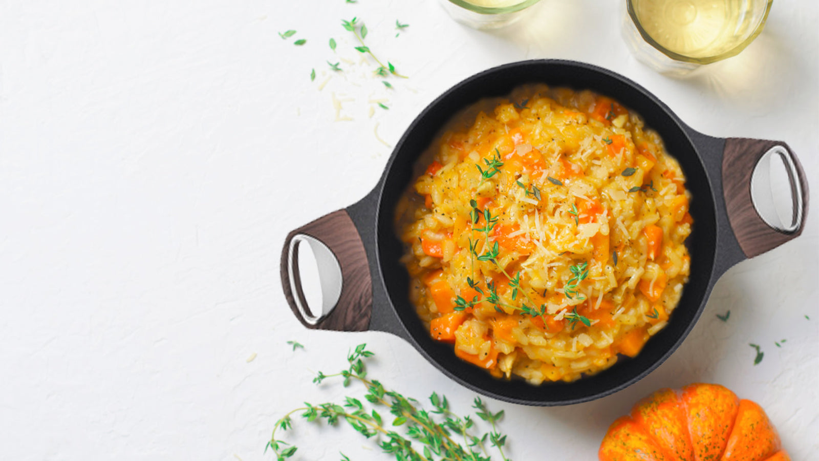Creamy Pumpkin Risotto Recipe Easy & Rich – Sensarte Cookware