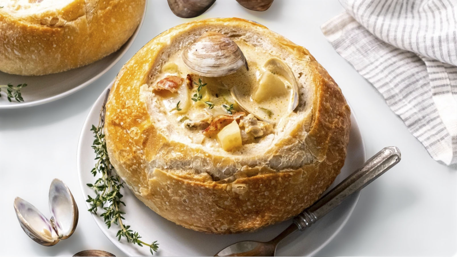 Recipe of Clam Chowder Bread Bowl