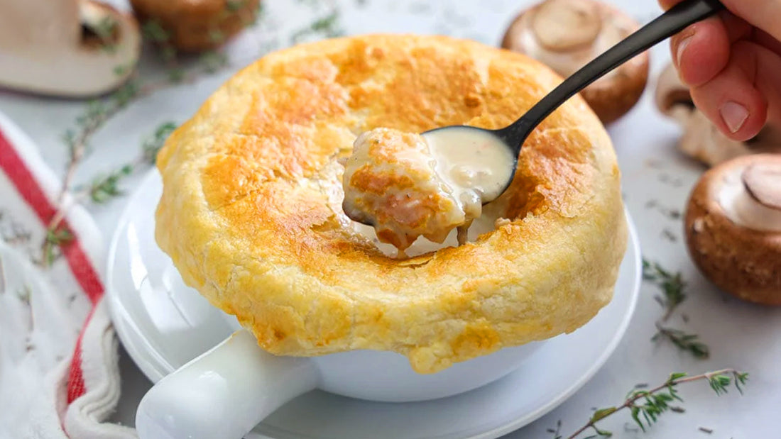 Recipe of Puff Pastry Mushroom Soup
