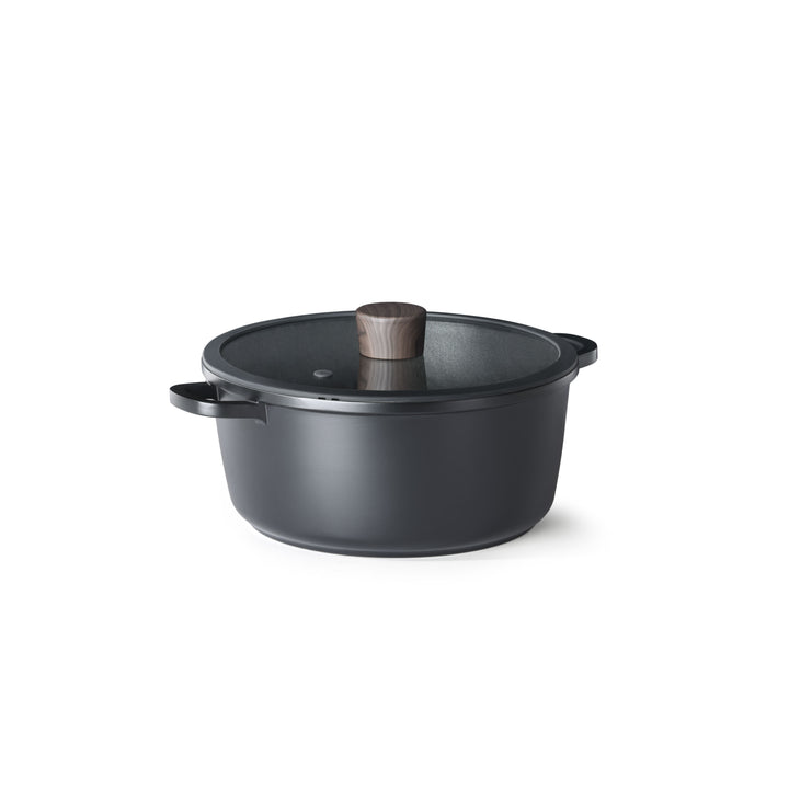 SENSARTE Cookware Set Pots and Pans Set Nonstick Kitchen Cooking Set Non-toxic, Dishwasher & Oven Safe, Induction Compatible, PFOA/PFOS Free, 15pcs, Black