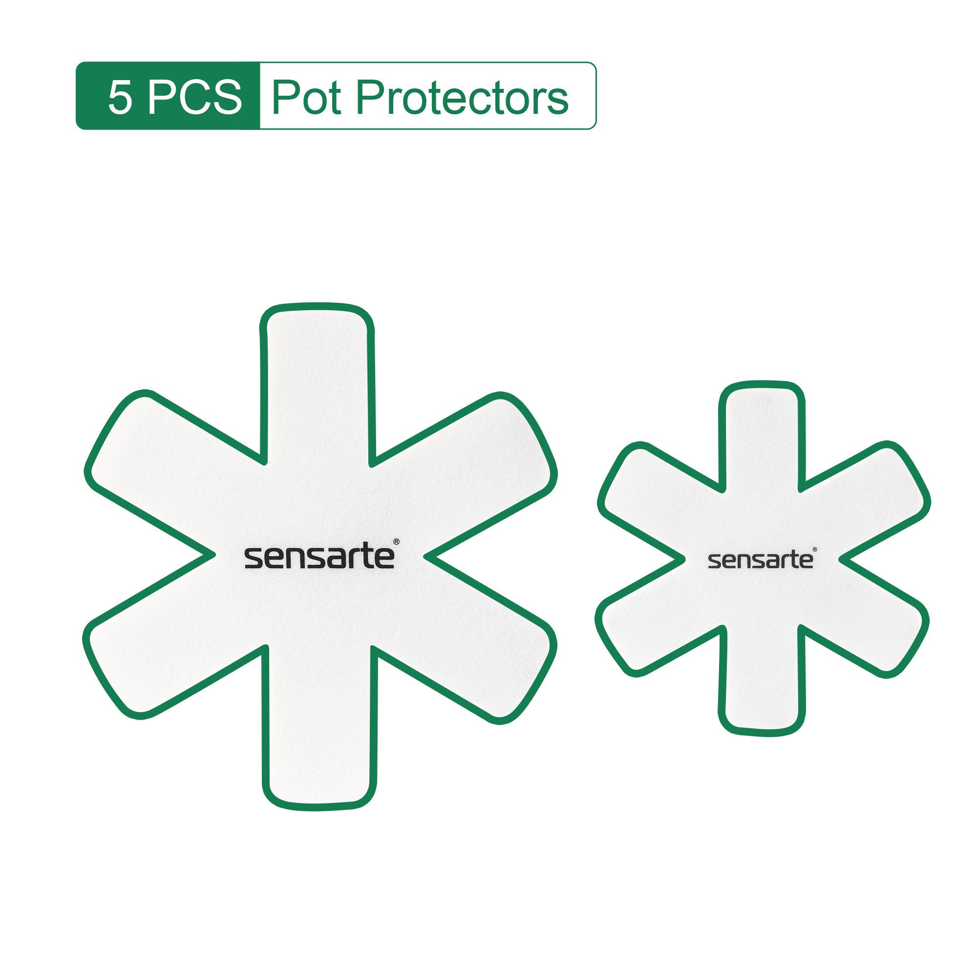 Sensarte 16-Piece Ceramic Cookware, Nonstick Surface, Even Heat Distribution, All Stove Compatible