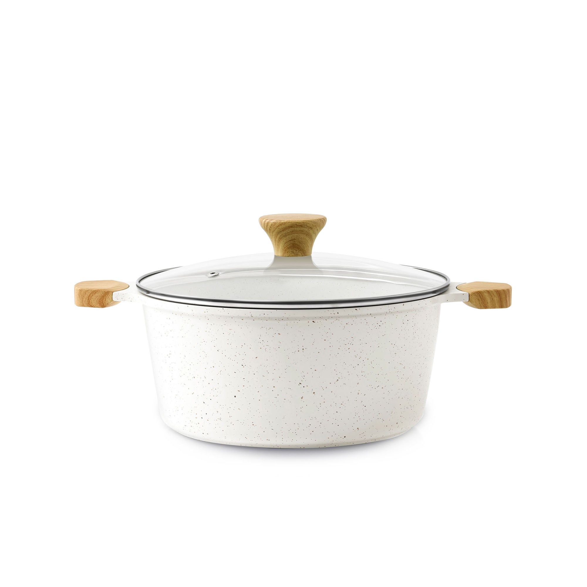 Sensarte 16-Piece Ceramic Cookware, Nonstick Surface, Even Heat Distribution, All Stove Compatible