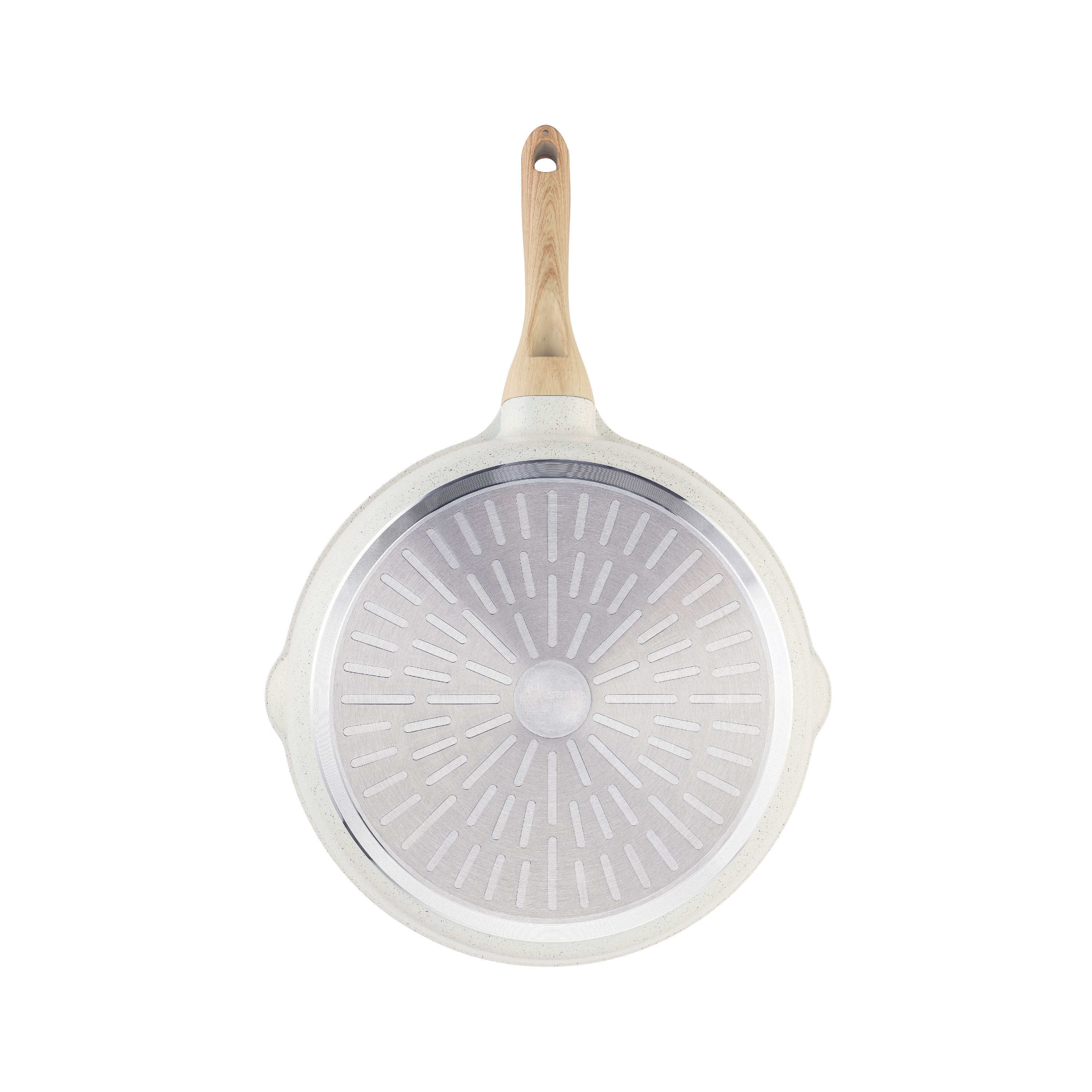 Sensarte Ceramic Nonstick Deep Frying Pan Skillet with Lid  (10/11/12-Inch), Compatible Base